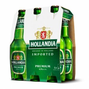 Cerveza Hollandia Botella 330 ml. x 6