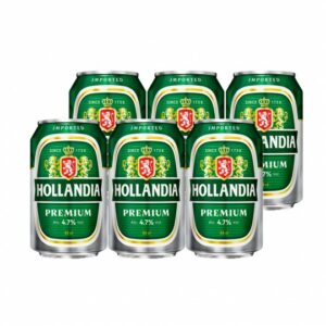 Cerveza Hollandia lata 330 ml. x 6 latas